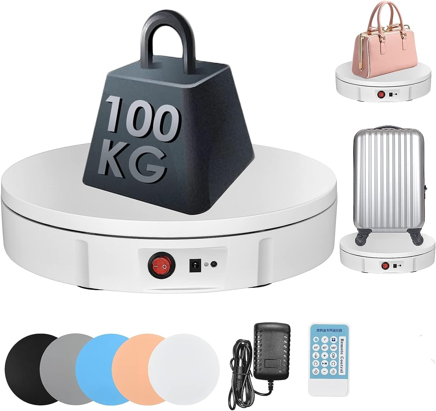 電動回転台 ターンテーブル 回転台電動 ターンテーブル電動 100-110v電圧 商品展示用 衣類 モデル展示用 展示会用 6,346円