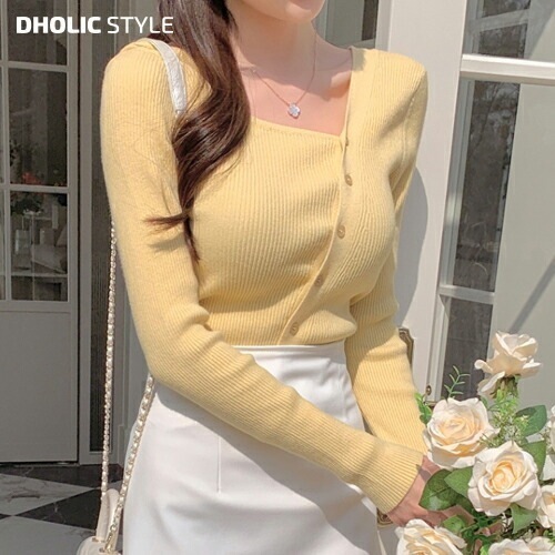 [メガ割りSALE]斜めボタンニットカーディガン・p524918 6,657円