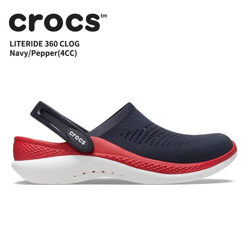サンダル メンズ レディース ライトライド 360 クロッグ ネイビー ペッパー(4CC) 206708-4cc