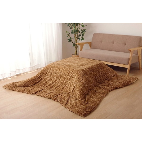 1181770020211 ノート 薄掛 こたつ布団 長方形 ずれないひも付き無地調 ベージュ 約190240cm メーカー直送