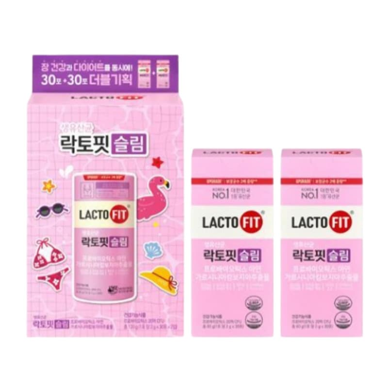 LACTO FIT スリム30包 ダブル企画（30+30包, 30日分）