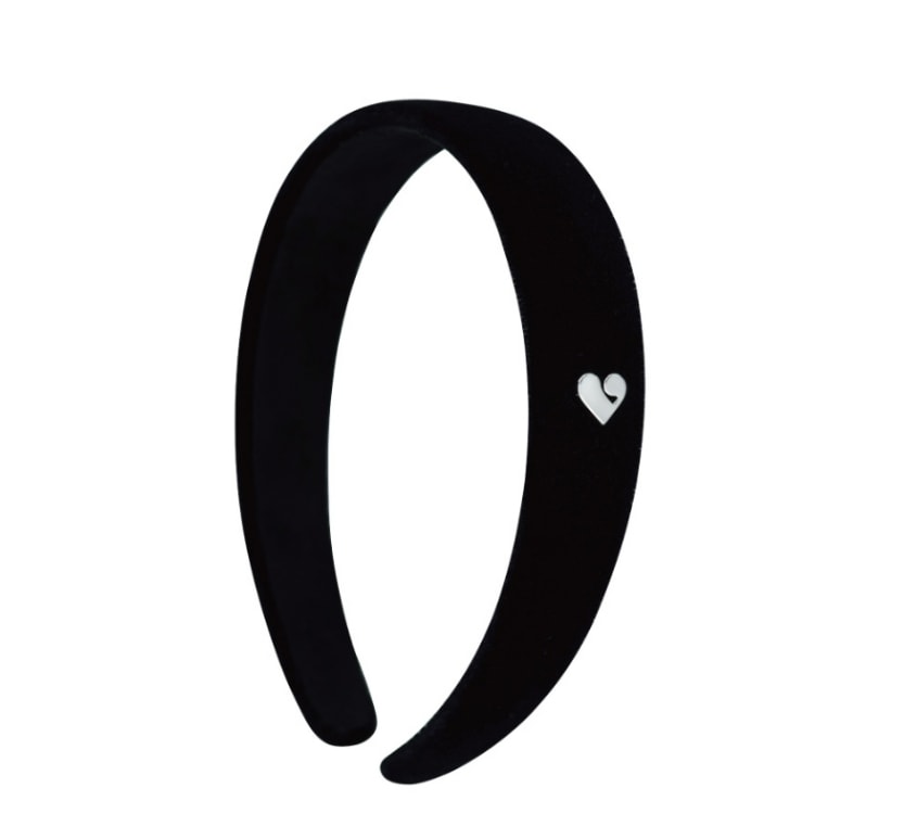 [Itdoesntmatter] Heart symbol velvet hair band