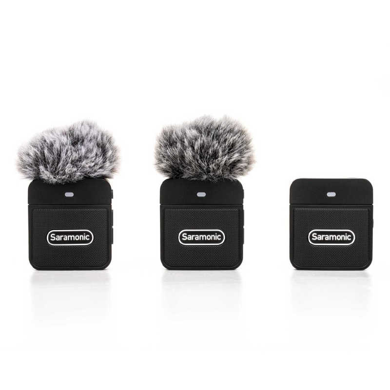 SARAMONIC　超小型 2.4GHz デュアルチャンネル ワイヤレス マイク システム(送信機2台セット)　Blink100B2