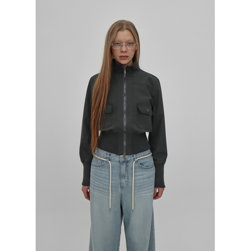 ブラックアップ [春新品] [MADE] ブレイズハイネックコットンジャンパー