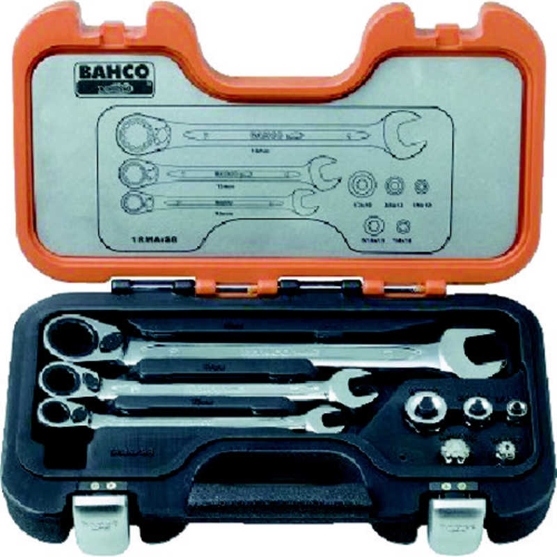 スナップオンツールズ　ラチェットコンビレンチ&アダプターセット　1RMAS8