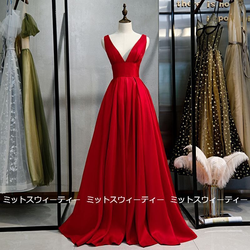 カラードレス ロングドレス 演奏会 イブニングドレス カクテルドレス ピアノ バイオリン発表会 パー 11,039円