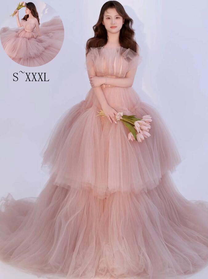 韓国ファッション 花嫁ドレス 韓国風 イブニングドレス ドレス ゴージャス パーティードレス 撮影用のワンピース お呼ばれ カラードレス 同窓会 ロングドレス 前撮り 高級感 お姫様ドレス セクシー 6,241円