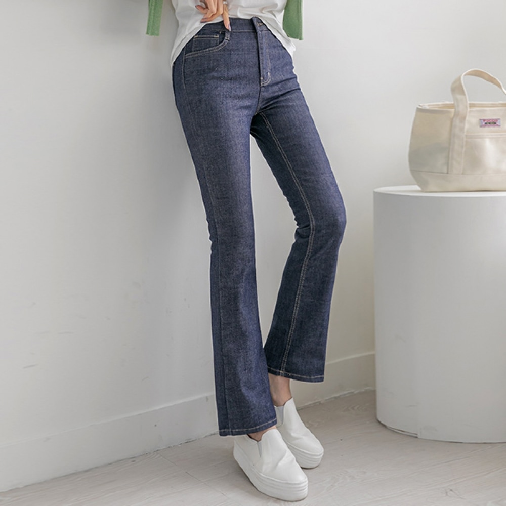 (ナーク21) (Sから3XL) セミブーツカットパンツ DM31-P-19