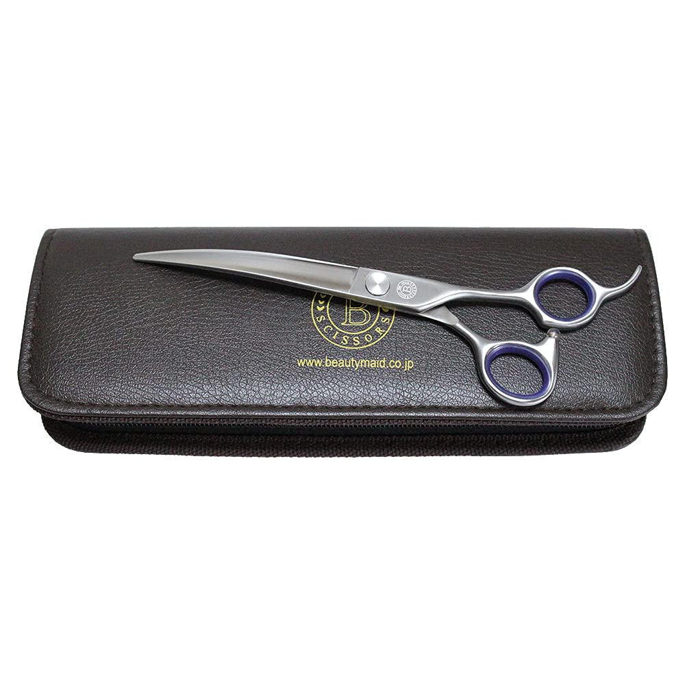 富士山シザー 日本製 トリミング シザー カーブシザー はさみ カットシザー プロ用 ペット用 ハサミ 鋏 (7インチオフセット)