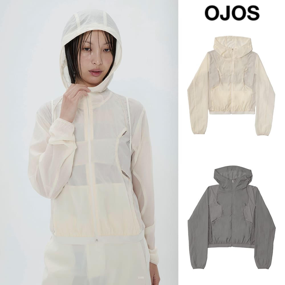 [OJOS] Inner Strap Light Windbreaker