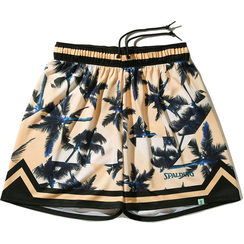 ジャージーショーツ パームツリー バスケットボール ＷＵＰニットハーフ・３／４パ・ smp25007-7200
