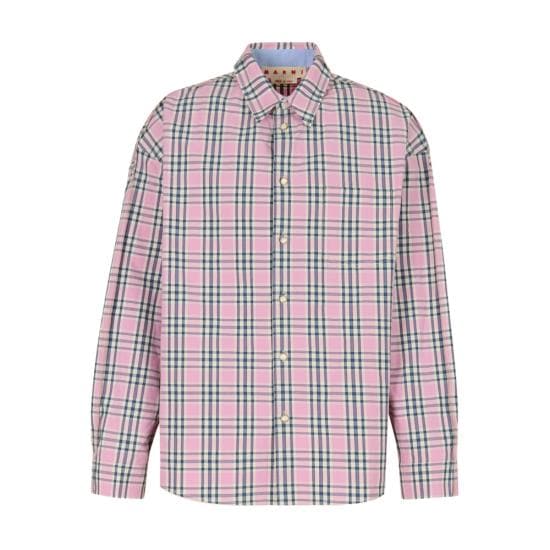 MARNI Men Shirts UTC572 CUMU0375A0 CHC20 PINK BLUE