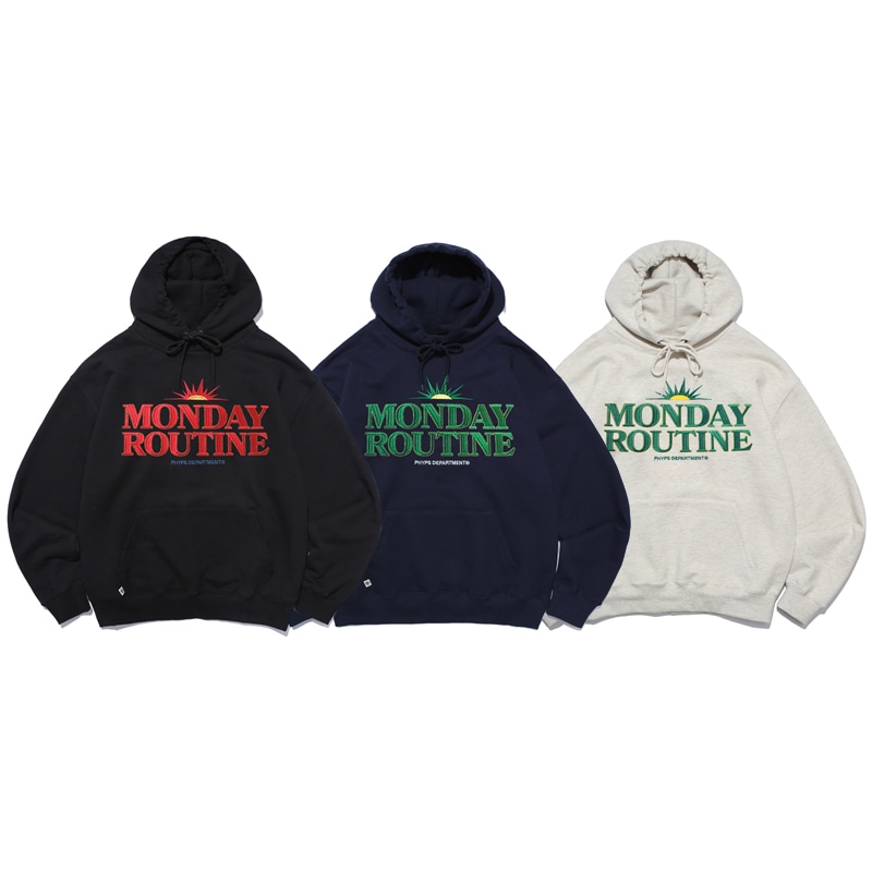 [韓国 アイドル 着用] MONDAY ROUTINE STITCH HOODIE 長袖 レディース メンズ 大きいサイズ ONF オネノプ MK MIRAE シヨン