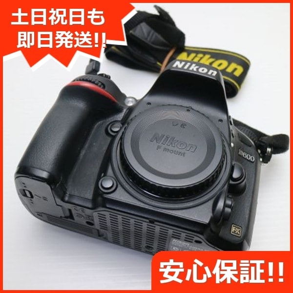 美品 Nikon D600 ブラック ボディ デジ1 Nikon 48