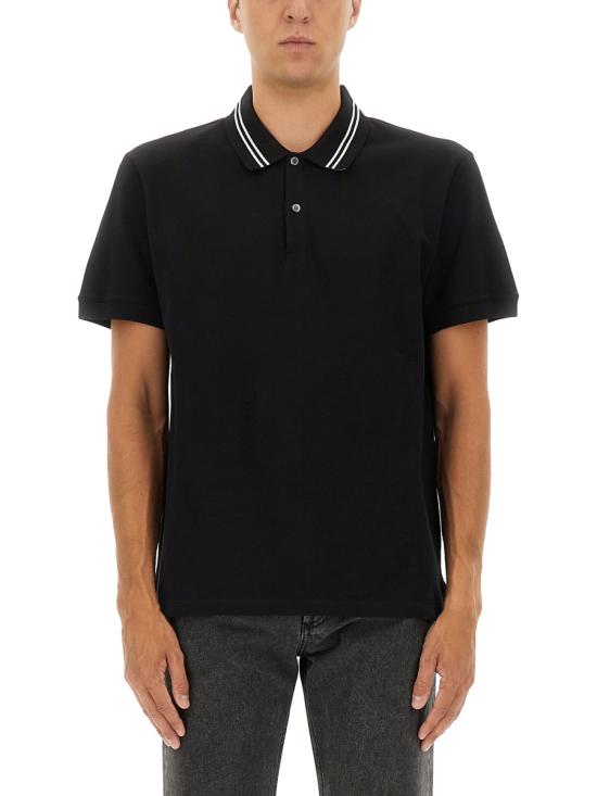 ALEXANDER MCQUEEN Men Polo Shirts 847736 QXAAK1000 BLACK