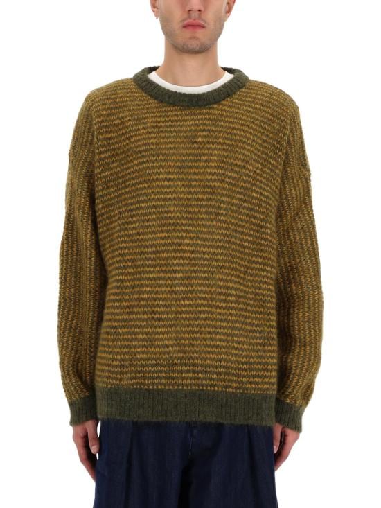 YMC Men Sweater P8ZAJ YELLOW GREEN