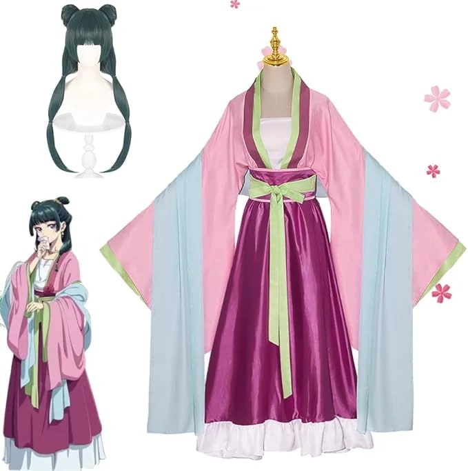 大人気薬屋のひとりごと コスプレ衣装 猫猫 マオマオ ウィッグ コスプレ 侍女服 唐装 漢服 古代宮廷風 コスチューム コスプレ衣装 10,140円