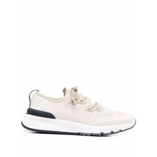 BRUNELLO CUCINELLI Men Sneakers MZUKISO250 CW751 WHITE