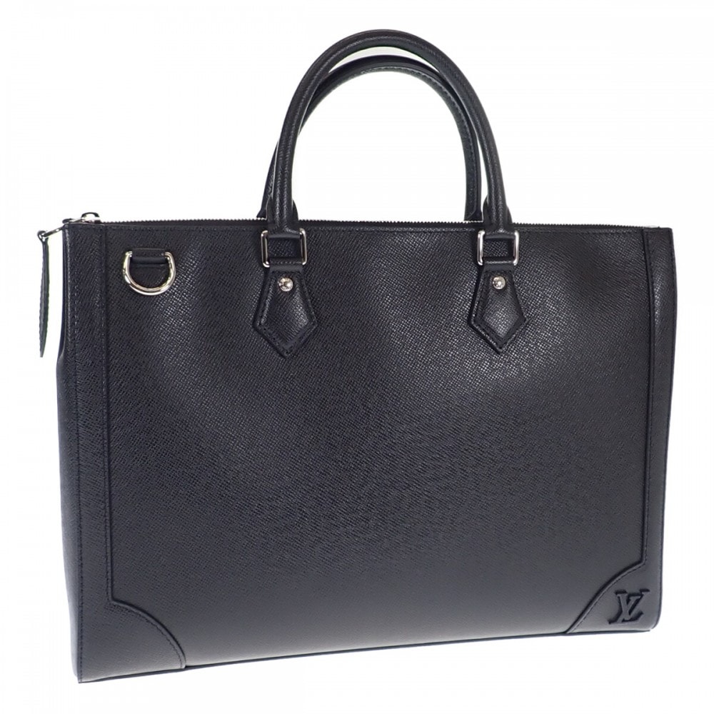 【Sランク】 スリム・ブリーフケース ビジネスバッグ M30810 ハンドバッグ タイガ ノワール メンズ【ISEYA】