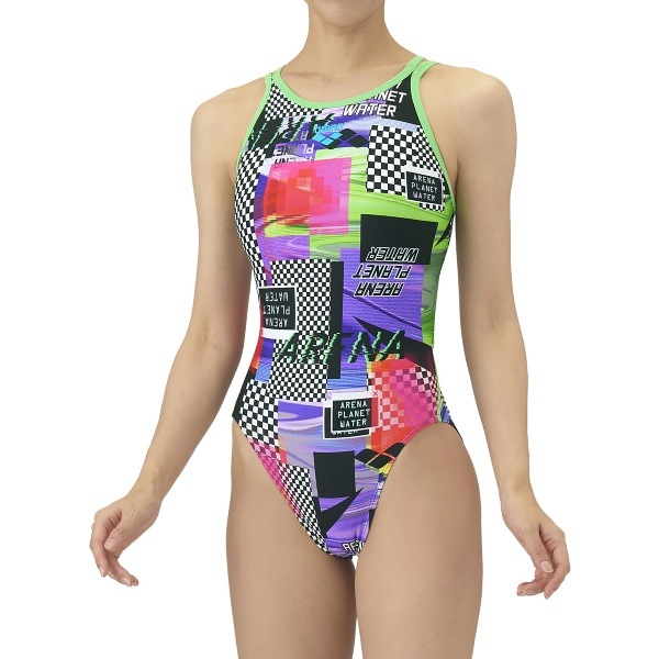 ARENA アリーナ トレーニングワンピース オープンバック 水泳 水着レディース競泳用 非公認 AS5FWM22L-BKPP 7,500円