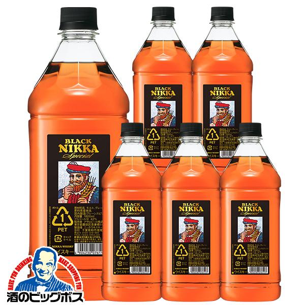 2026年4月14日新発売 1.8Lペット 国産ウイスキー アサヒ ブラックニッカ スペシャル 42度 1800ml×1ケース/6本(006)『FSH』【本州のみ　送料無料】