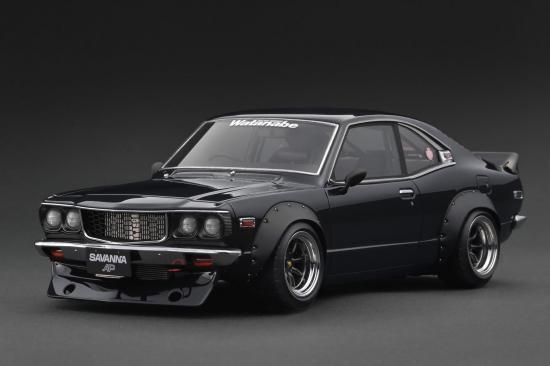 ignitionモデル 1/18 Mazda Savanna (S124A) Semi Works Black【IG3728】 ミニカー IG3728 マツダ サバンナ S124A セミワークス ブラ