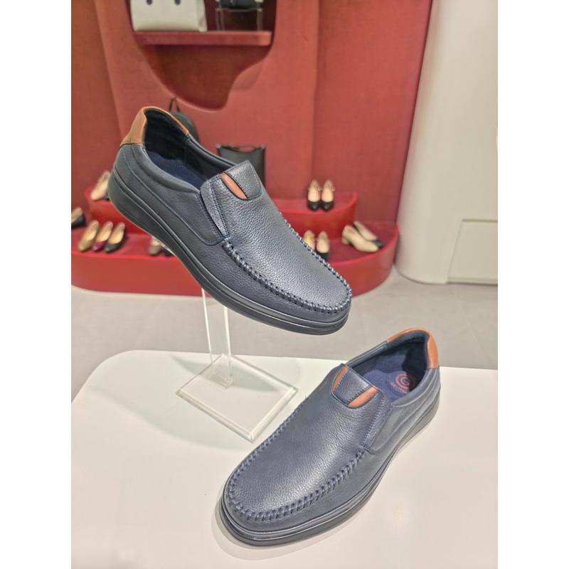 [] 足幅が楽な男性軽量セミカジュアルローファーEQEFHL118