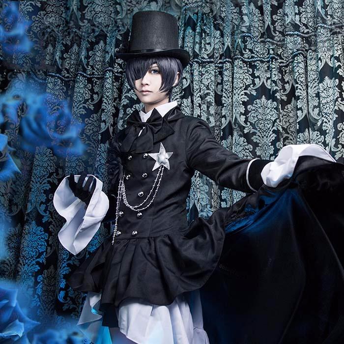 【本日限り激安SALE】シエル コスプレ衣装 黒執事 豪華セット メンズ礼服 シエル・ファントムハイヴ cosplay コスチューム
