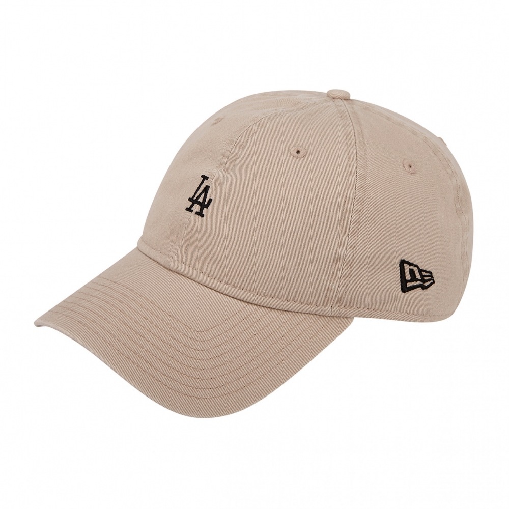 NEWERA MLBウォッシュドミニロゴLAドジャースアンストラクチャーボールキャップベージュ/12836206