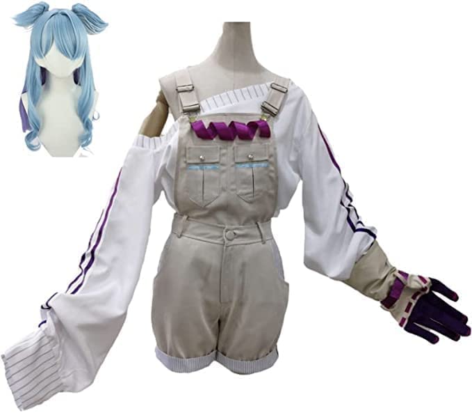 ウィッグ付きバーチャルYouTuber VTuber ホロライブ Elira-Pendora 風 コスプレ衣装