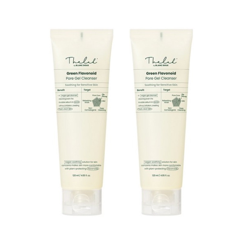 [1+1] グリーンフラボノイド ポアジェルクレンザー 120ml+120ml / 韓国コスメ