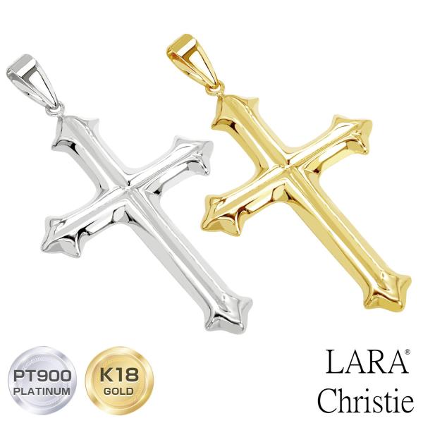 ネックレストップ ペンダントトップ クロス 十字架 レディース メンズ K18 18金 ゴールド プラチナ PT900 約0.86g