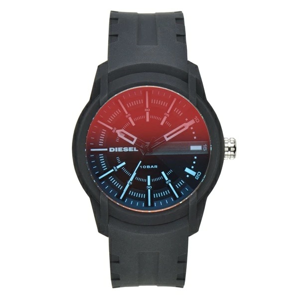 ディーゼル 時計 メンズ 腕時計 アームバー 45ミリ ブラック シリコン DZ1819 ビジネス 男性 誕生日 お祝い ギフト