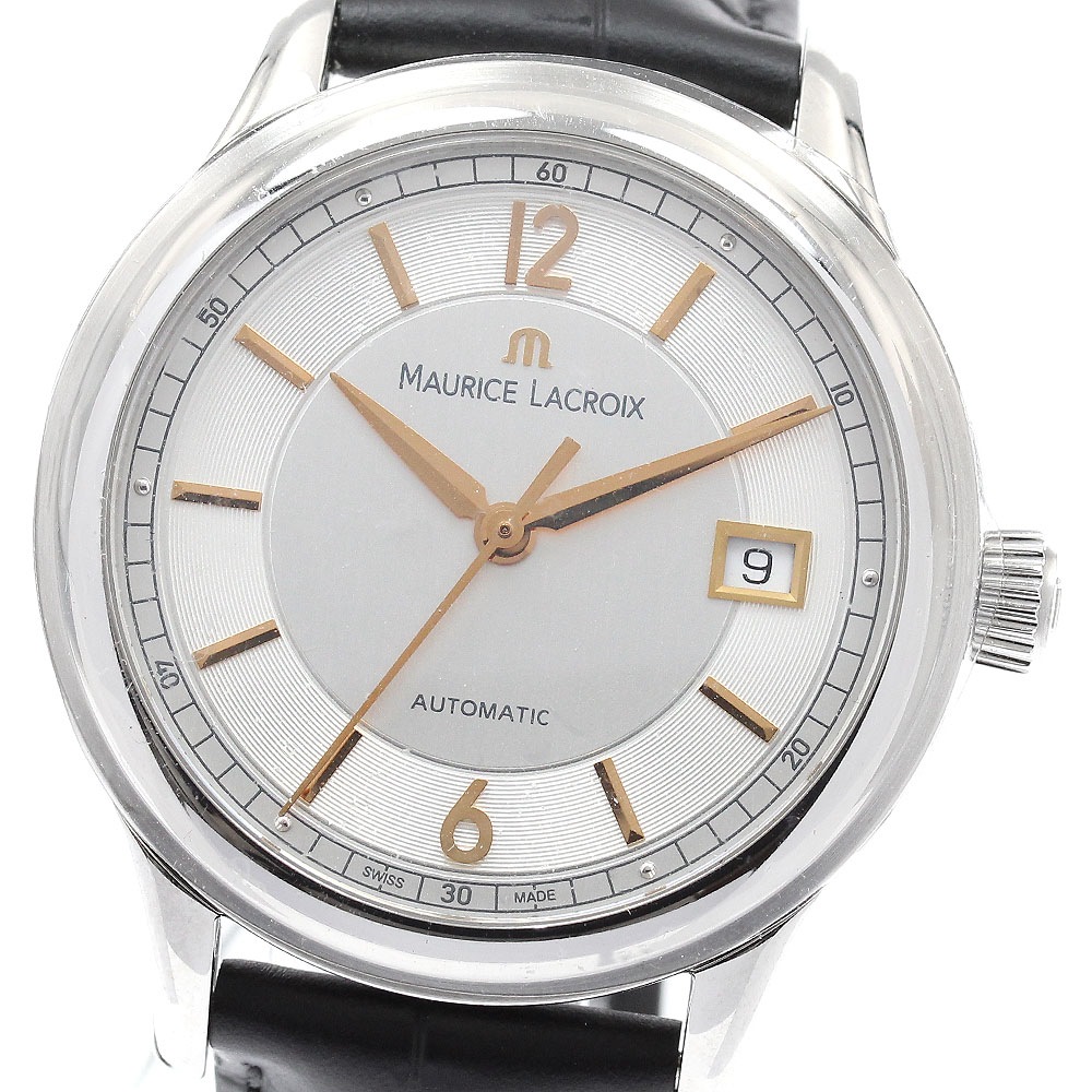 モーリスラクロア MAURICE LACROIX LC6027-SS001-122 レ・クラシック デイト 自動巻き メンズ 極美品 _935343【中古】