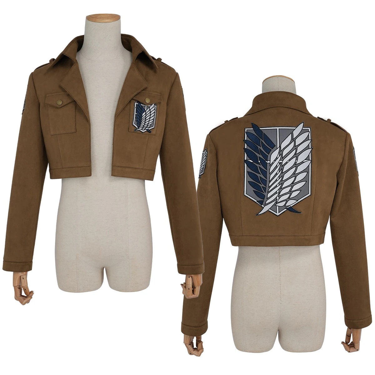 [2026 新作]HOLOUNCOSER 進撃の巨人 エレン・イェーガー 調査兵団 ジャケット 自由の翼 コスプレ 常服生地 C服 衣装 フルセット 仮装 ハロウィン アニメ
