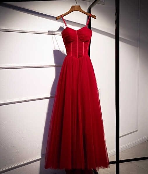 カラードレス ワインレッド キャミソール チュールスカート スレンダーライン 編み上げ 二次会 28,638円