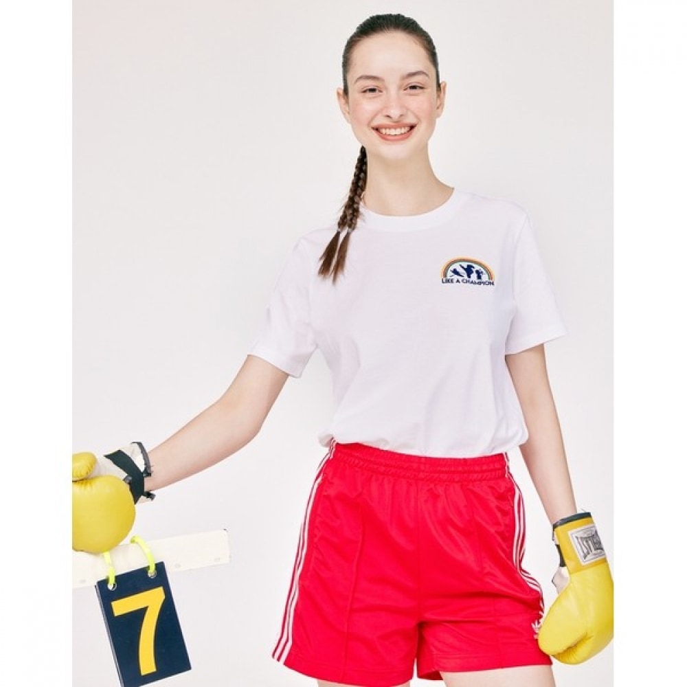 (ヘッジスレディース) 24SS ホワイト T シャツ HSTS4BL61WT