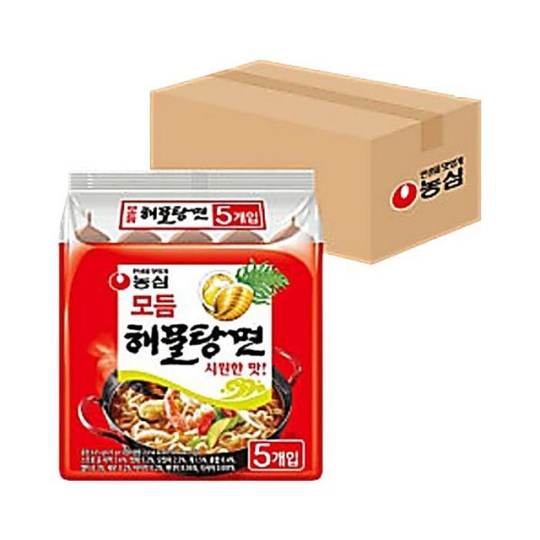 (NEW) 農心 盛り合わせ 海鮮タンメン(マルチパック) 5入り(125g X 40個)