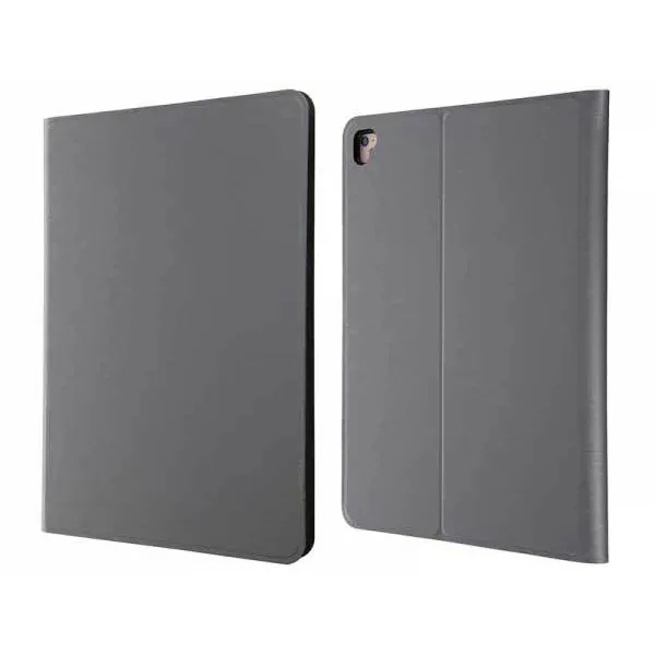 iPad Pro 9.7インチ 2016 手帳型ケース シルバー カバー スリム ハード ヘアライン レザー シック スタンド シンプル イングレム RT-PA7SLC1-SV