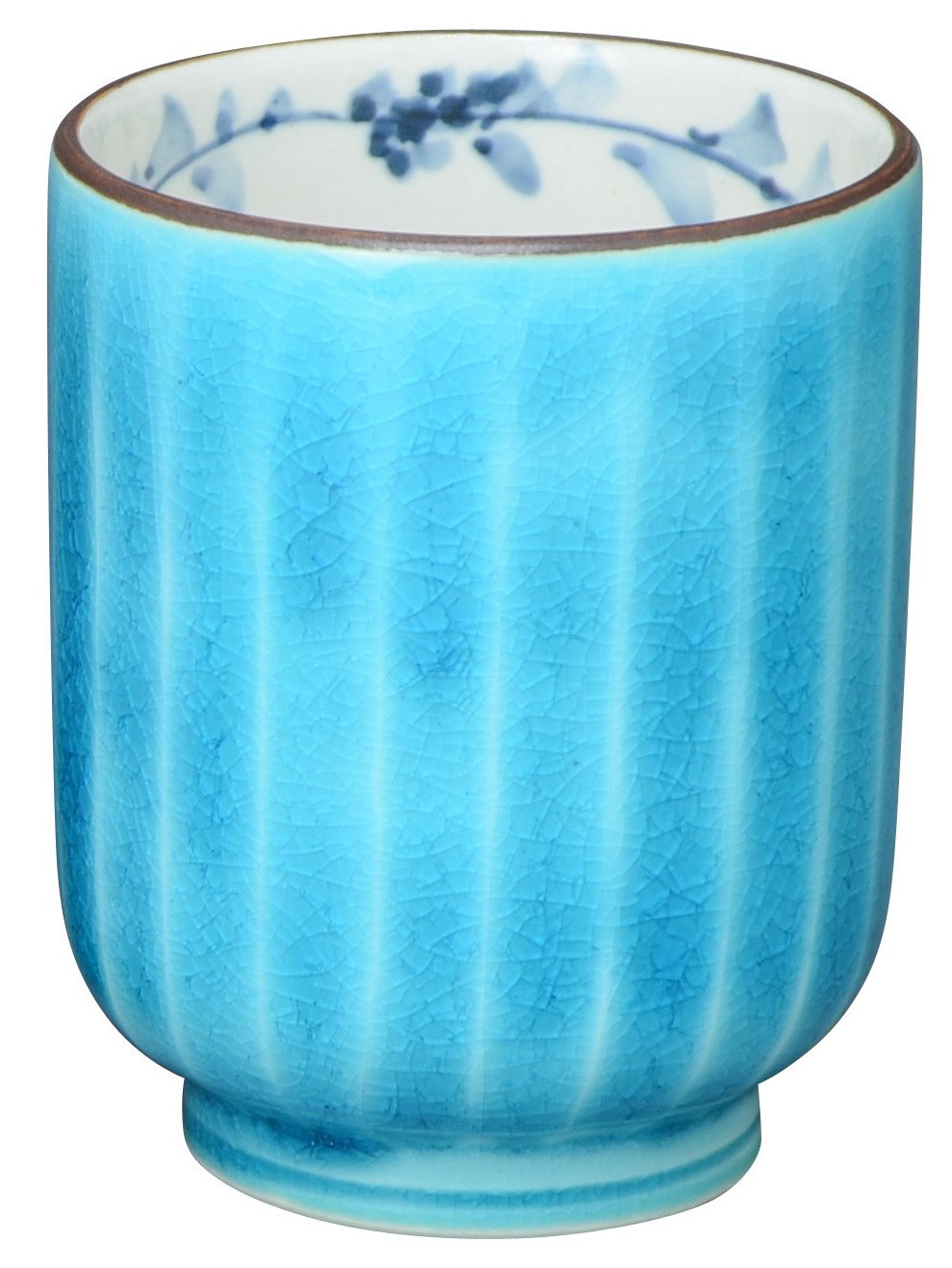 京焼 清水焼 陶あん窯 湯呑 大 交趾唐草 トウア463-01