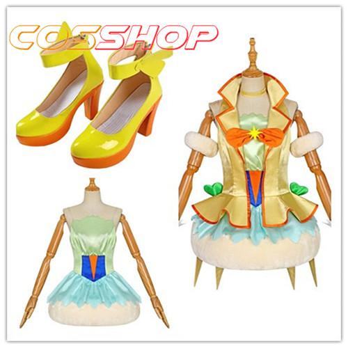 ヒーリングっど プリキュア 平光ひなた　キュアスパークル 風 コスプレ衣装 イベント 演出服 変装 二次会 ハロウィン-363