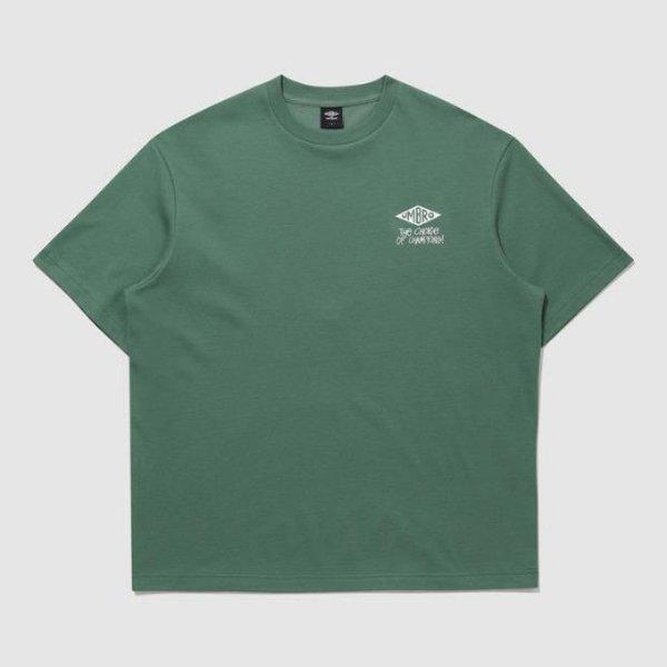 M 半袖Tシャツ NQK UQ221CRS46-BGN アーカイブトロフィー半袖Tシャツ/BLUE GREEN