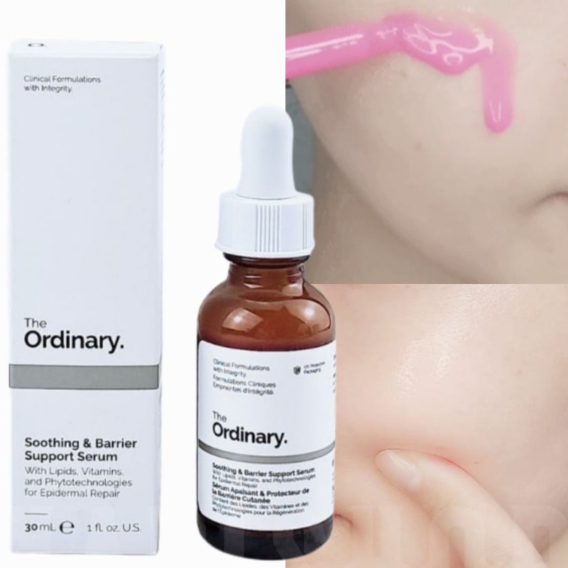 スージング&バリアサポートセラム 30ml/敏感肌/湿疹肌/ピンク色エマルジョンフォーミュラ/ピンク色セラム