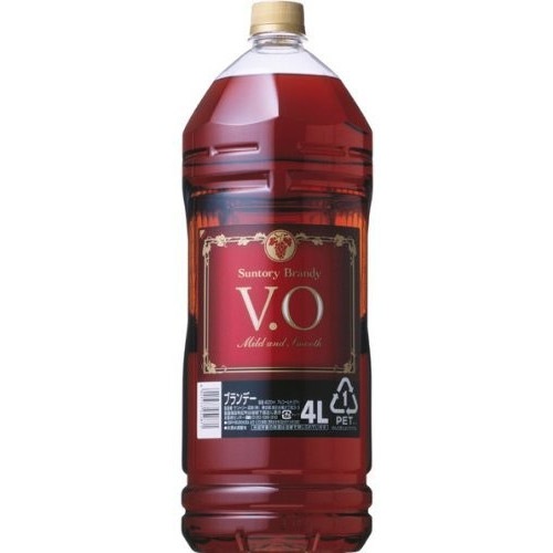 サントリー ブランデー VO 4000ml 4L4本【北海道東北四国九州沖縄県は必ず送料がかかります】