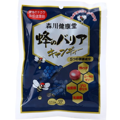 他サイト： 蜂のバリアキャンディー エナジードリンク味 100gの商品画像