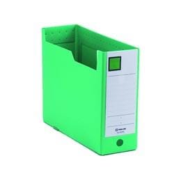 GボックスPP A4ヨコ 背幅103mm 緑 10冊 キングジム 4633N-G