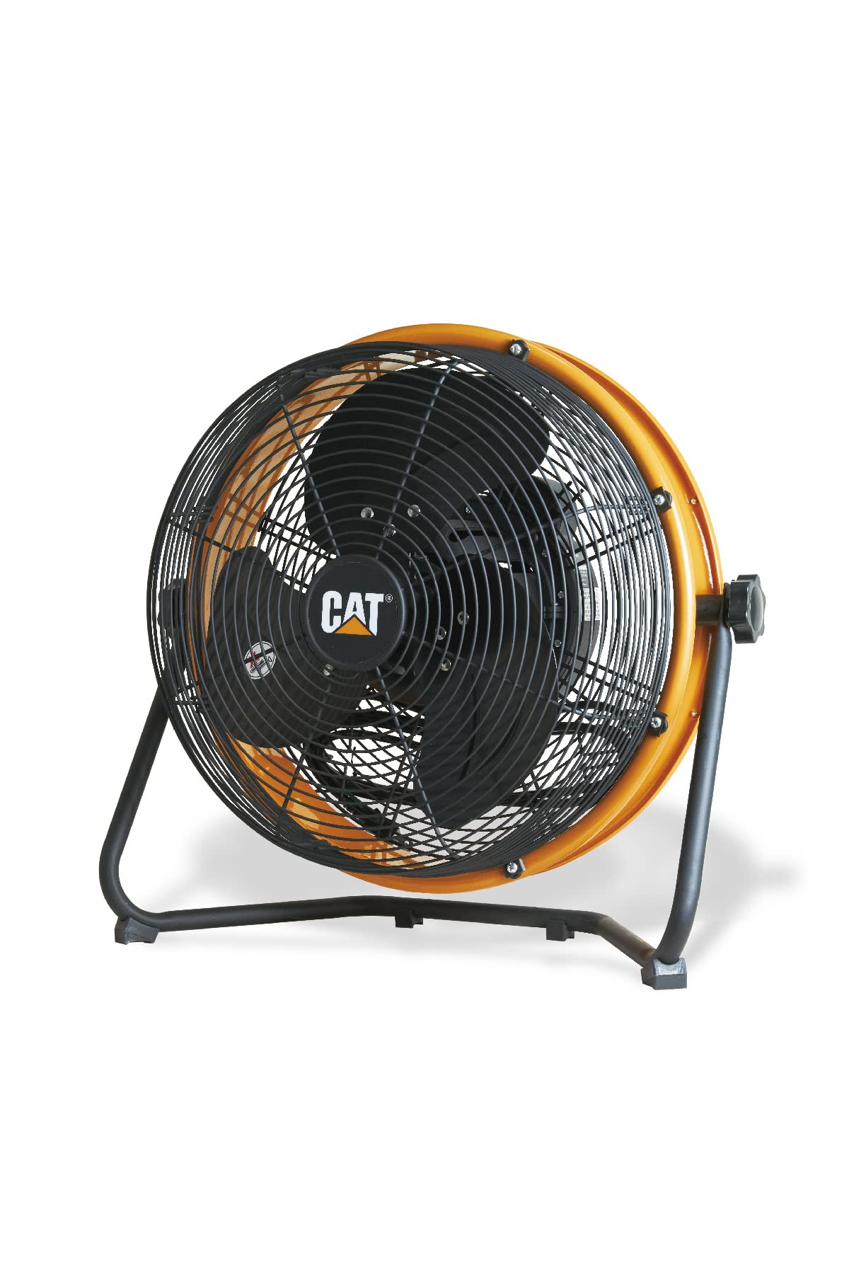 CATERPILLAR キャタピラー CAT 工場扇 35cm 業務用 扇風機 送風機 工業扇 壁掛け 床置き 屋外 静音 強力 大型 首振り HV-14S360 ブラック/イエロー