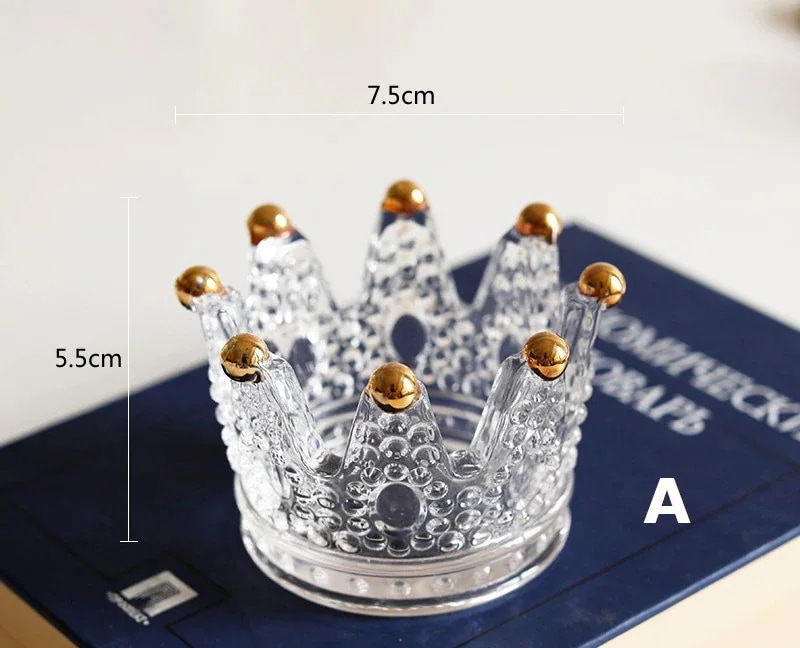 【急速出荷!】王冠型のアクセサリースタンド キャンドルホルダー