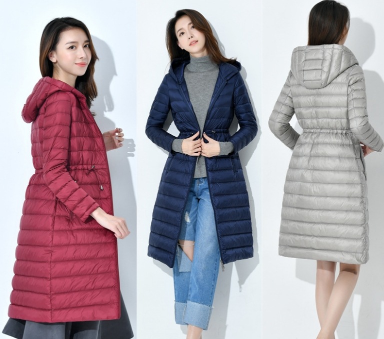 2019新作　ダウンコート　レディースファッション　秋冬　ロングコート　高品質 軽量冬物