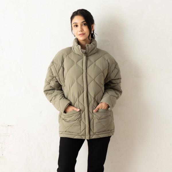 ダウンジャケット コート ヴァリー アウター ベージュ レディース HWU028 MERMAID